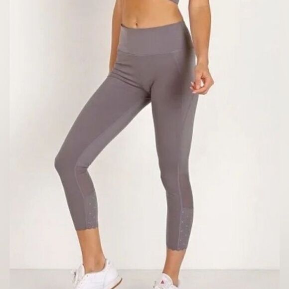 Varley downing excalibur scalloped legging purple gray - Picture 1 of 7
